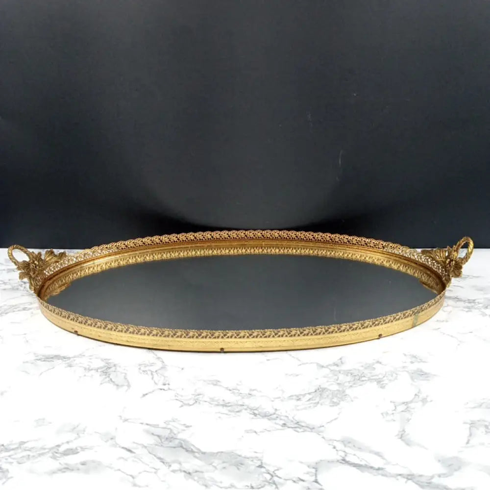 Hollywood Regency Matson Handled Vanity Tray Mid Century Decor