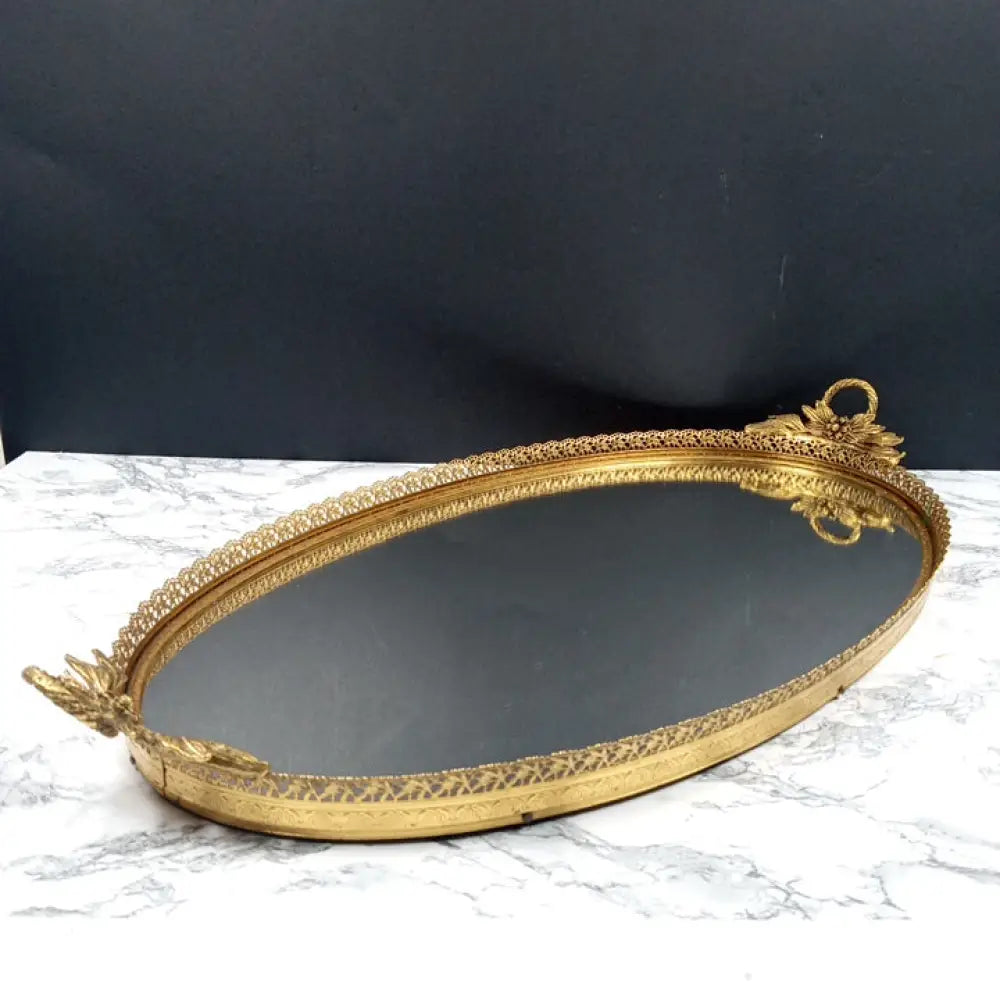 Hollywood Regency Matson Handled Vanity Tray Mid Century Decor