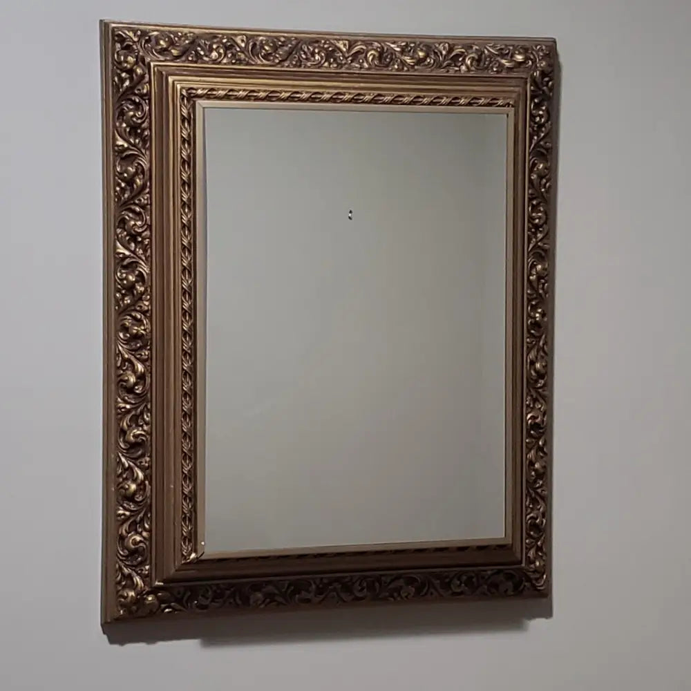 Hollywood Regency Mirrored Cabinet Vintage - Decor