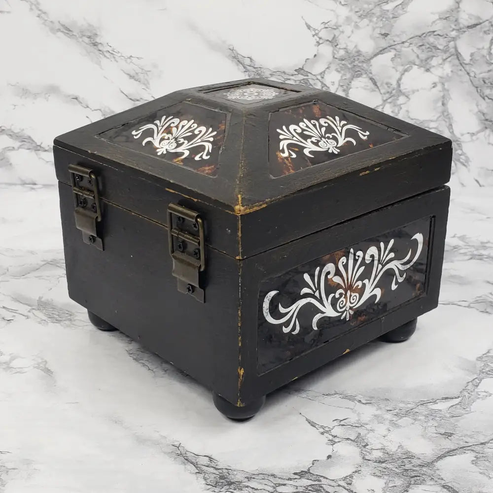 Home Interiors Clock Box Vintage Decor