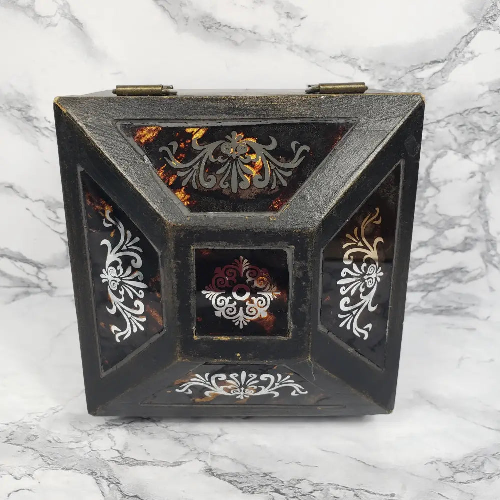 Home Interiors Clock Box Vintage Decor
