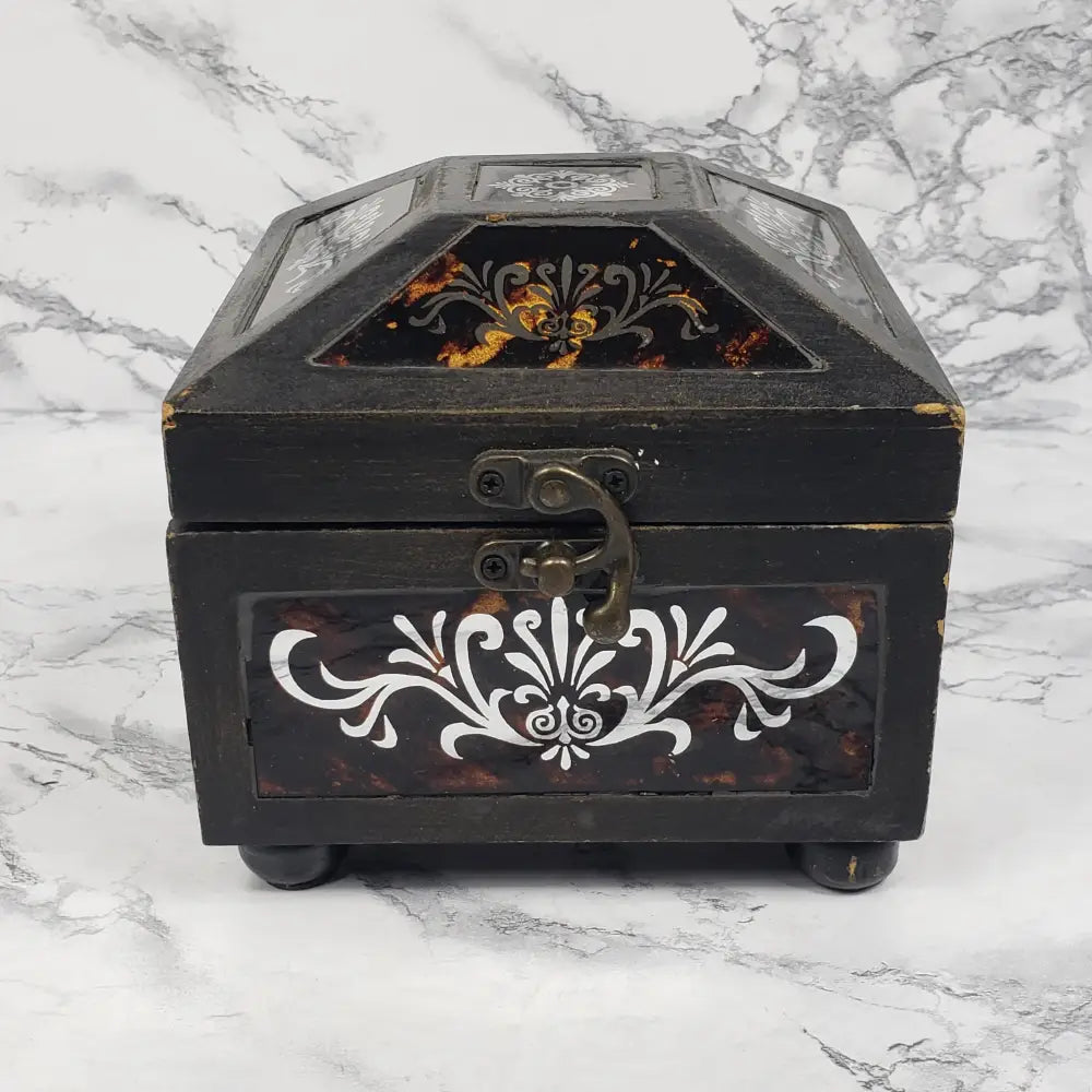 Home Interiors Clock Box Vintage Decor