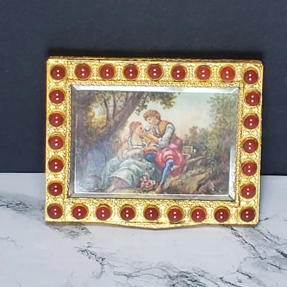 Hand Painted Italian Cigarette Case (Vintage) Decor
