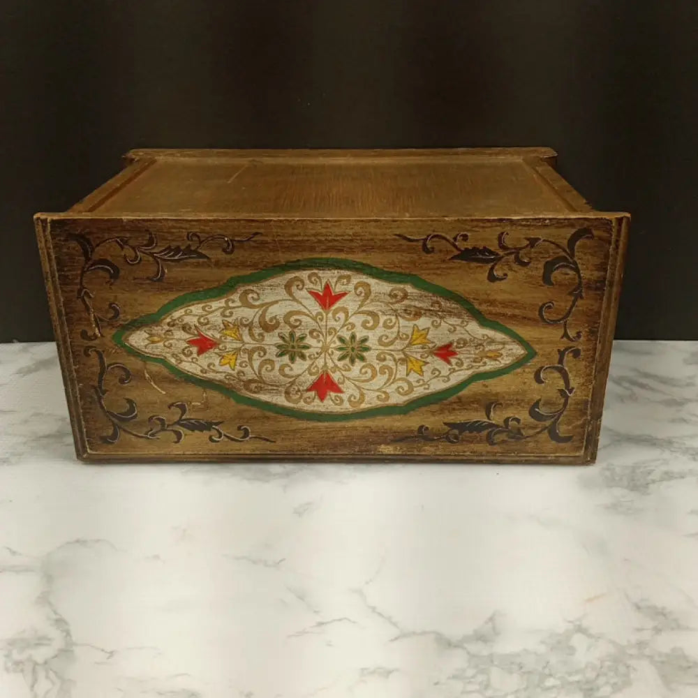 Handmade Solid Wood Jewelry Box Japan ( Vintage ) Decor
