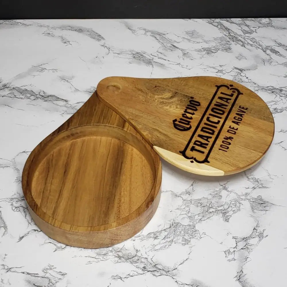 Jose Cuervo Wood Margarita Rim Salt Box - Decor