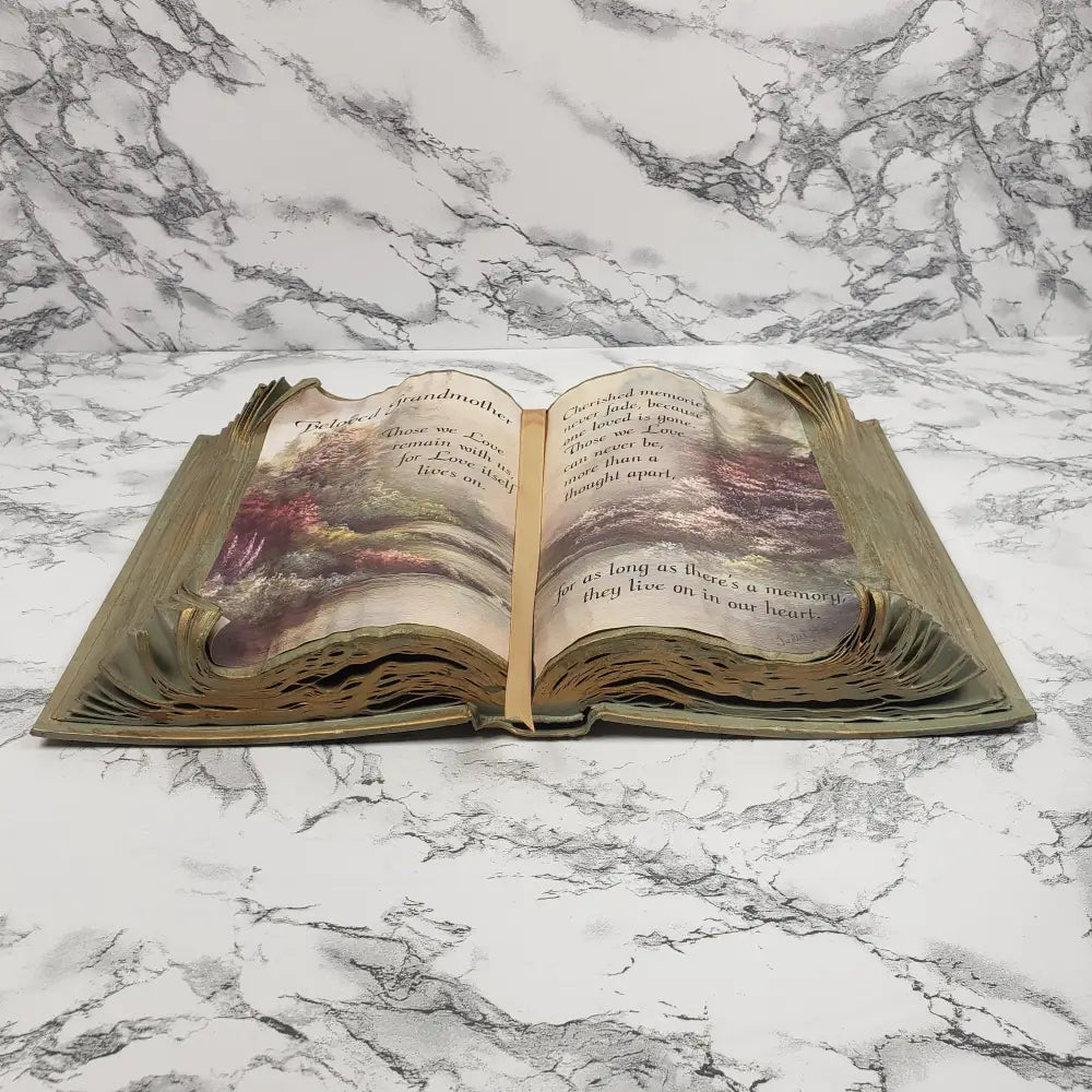 Judith Bond Grandmother Poem Book Vintage Decor