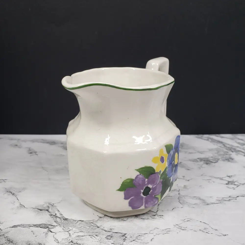 Kensington Staffordshire Ironstone Wayside Teapot And Creamer Vintage Decor