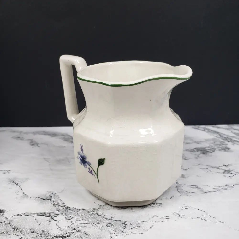 Kensington Staffordshire Ironstone Wayside Teapot And Creamer Vintage Decor