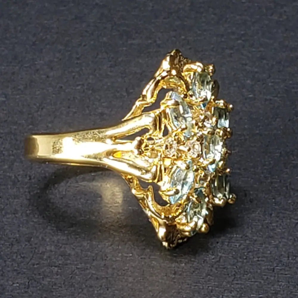 Vintage Ladies Cocktail Ring Size 8 - Rings