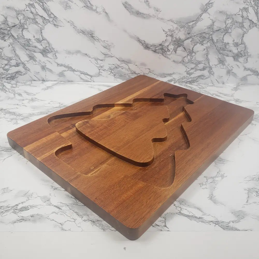 Lenox Christmas Tree Charcuterie Cheese Board Decor
