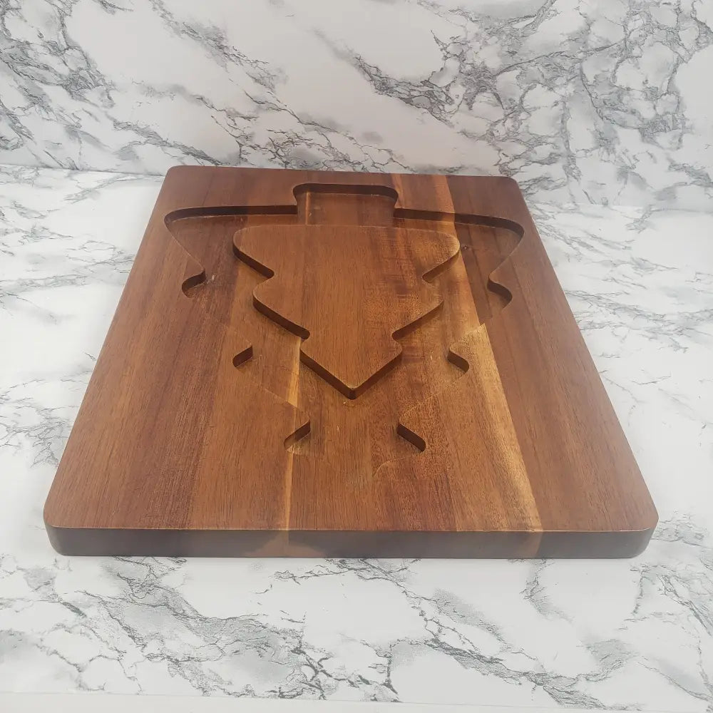Lenox Christmas Tree Charcuterie Cheese Board Decor