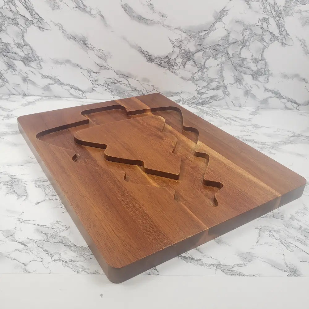 Lenox Christmas Tree Charcuterie Cheese Board Decor