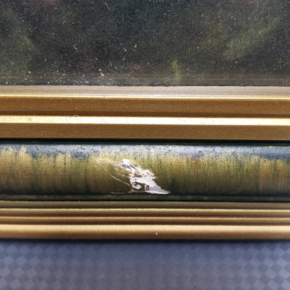 Jesus Garden Gethsemane Barbola Frame (Antique) Decor
