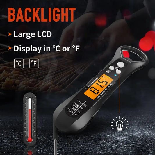 Meat Thermometer Digital Instant Read Thermometeri For Grill And Cooking Ip66 Waterproof Food