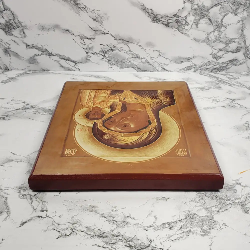 Monestary Madonna Wall Plaque Vintage Decor