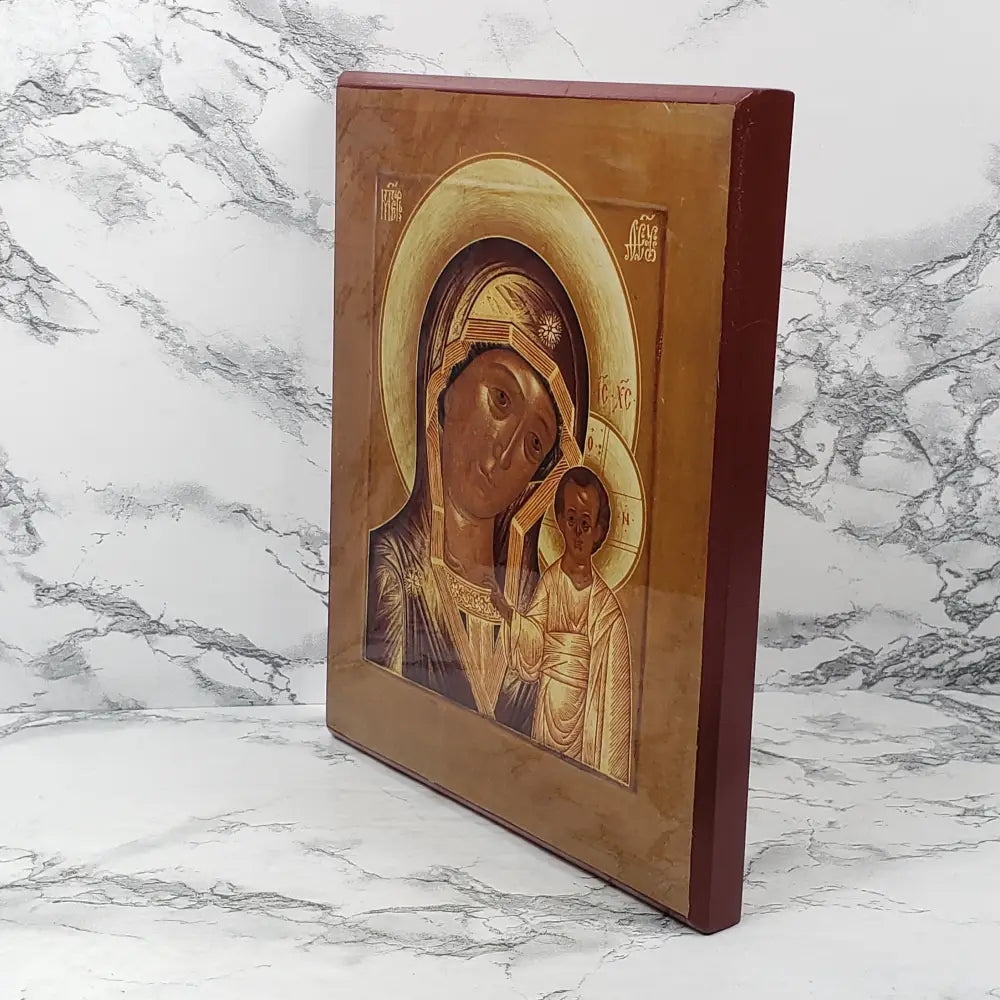 Monestary Madonna Wall Plaque Vintage Decor