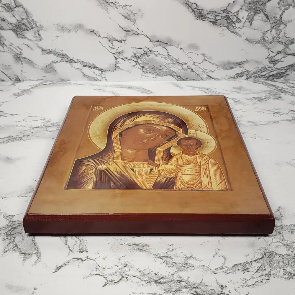 Monestary Madonna Wall Plaque Vintage Decor