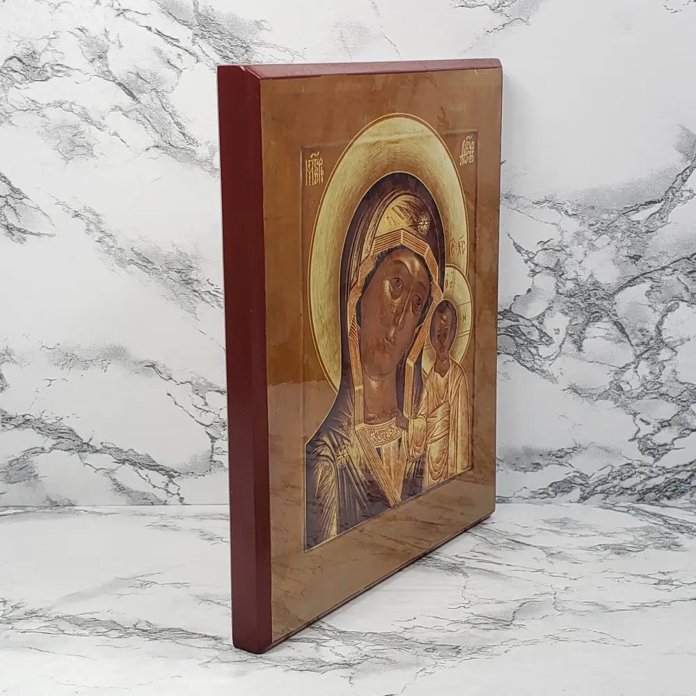 Monestary Madonna Wall Plaque Vintage Decor