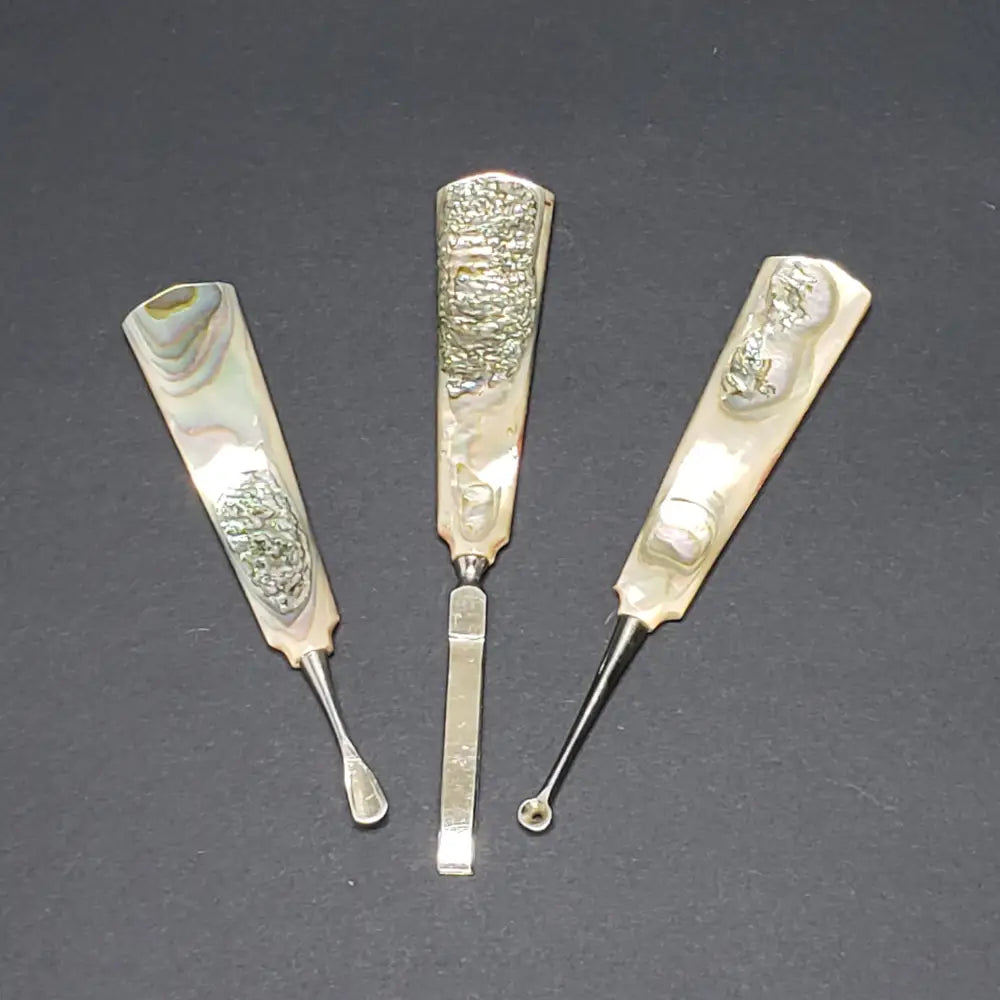 Mother Of Pearl Handled Vanity Tools (Vintage) Decor