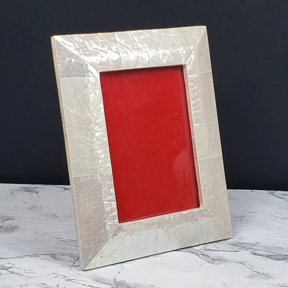 Mother Of Pearl Picture Frame Vintage Home & Garden
