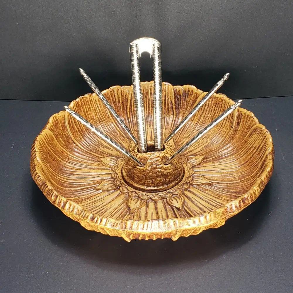 Nut Bowl W/Utensils Multi Products Inc (Vintage) Decor
