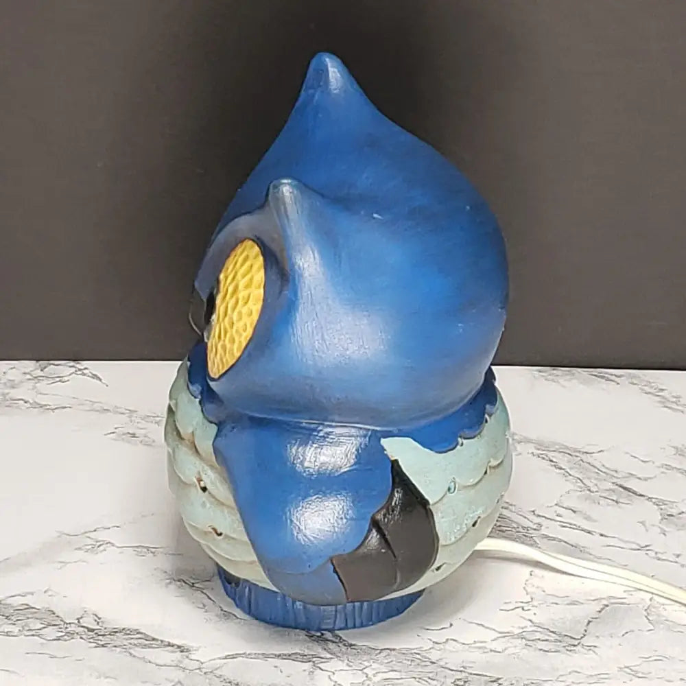 Handmade Owl Night Light Vintage Decor