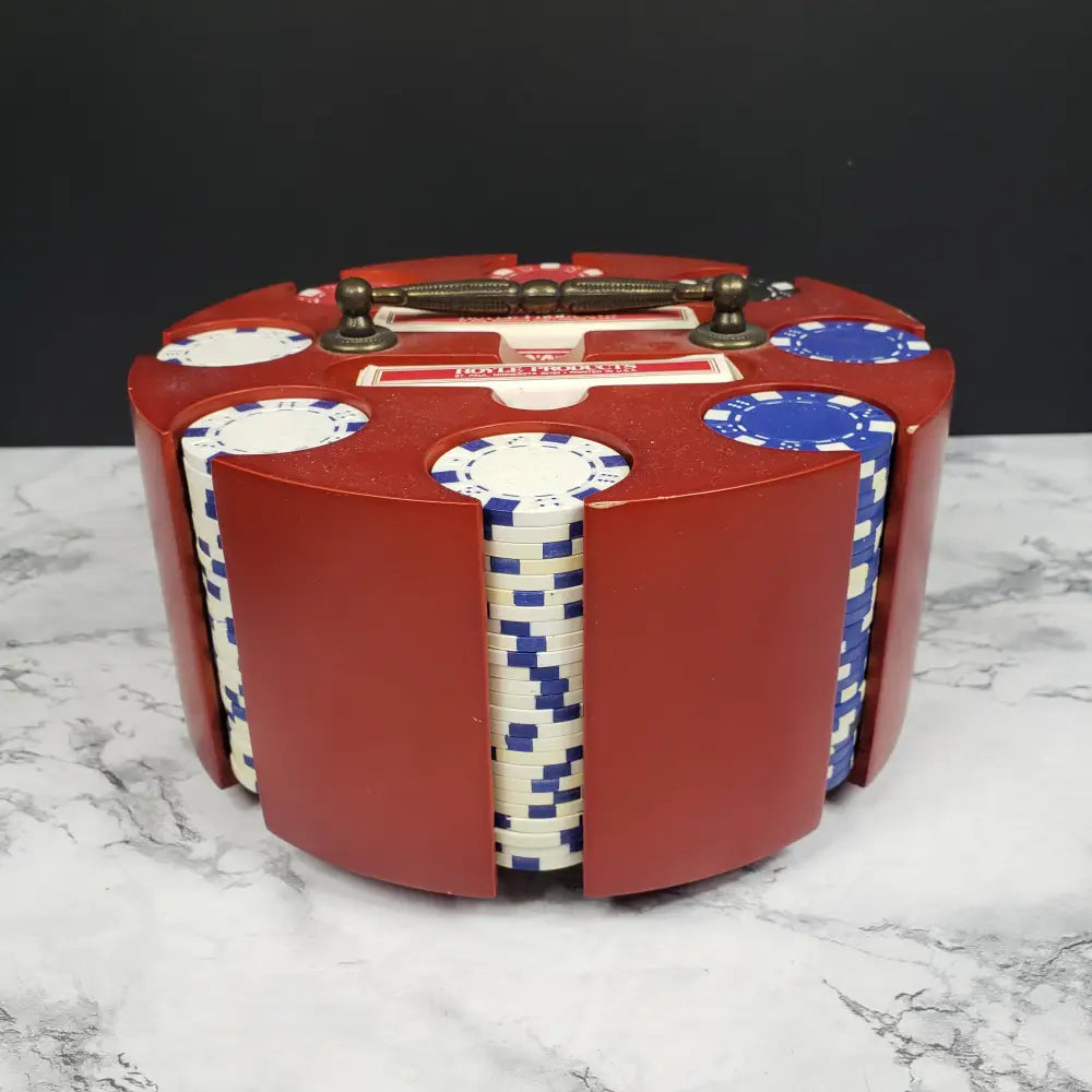 Poker Chip Carousel 200 Set Vintage Chips & Sets
