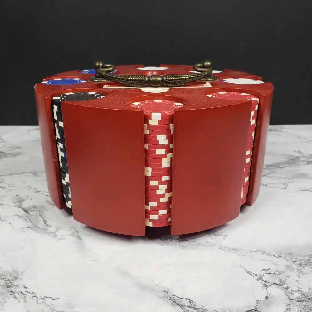 Poker Chip Carousel 200 Set Vintage Chips & Sets