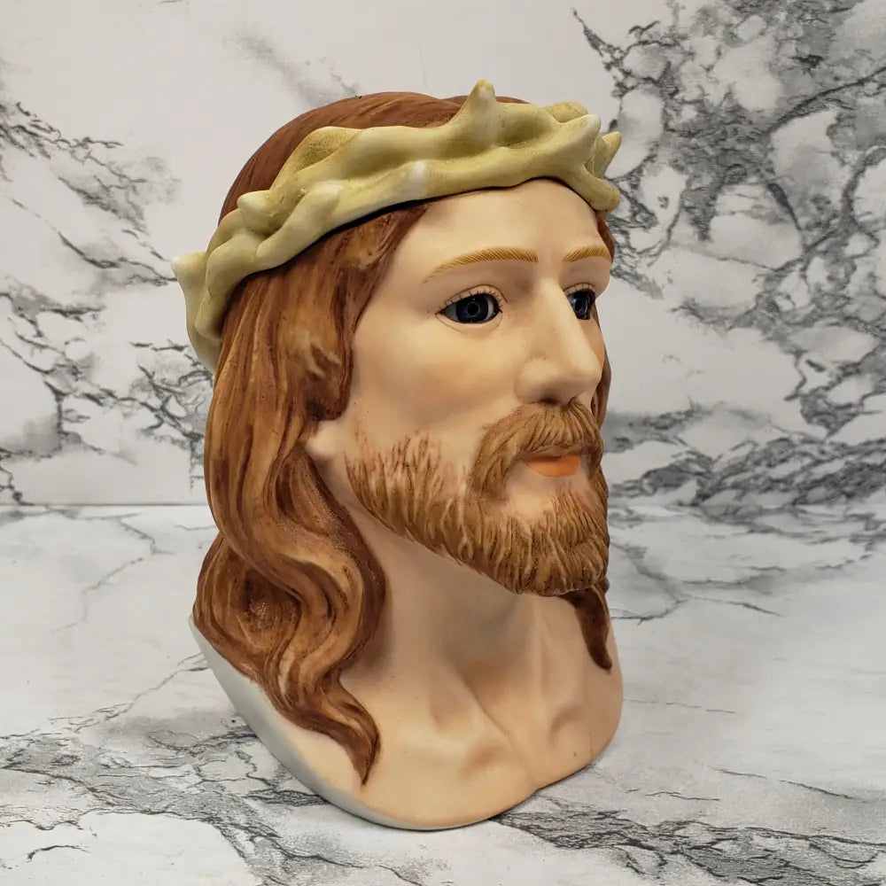 Porcelain Jesus Glass Eyes Marks And Rosenfeld Vintage Decor