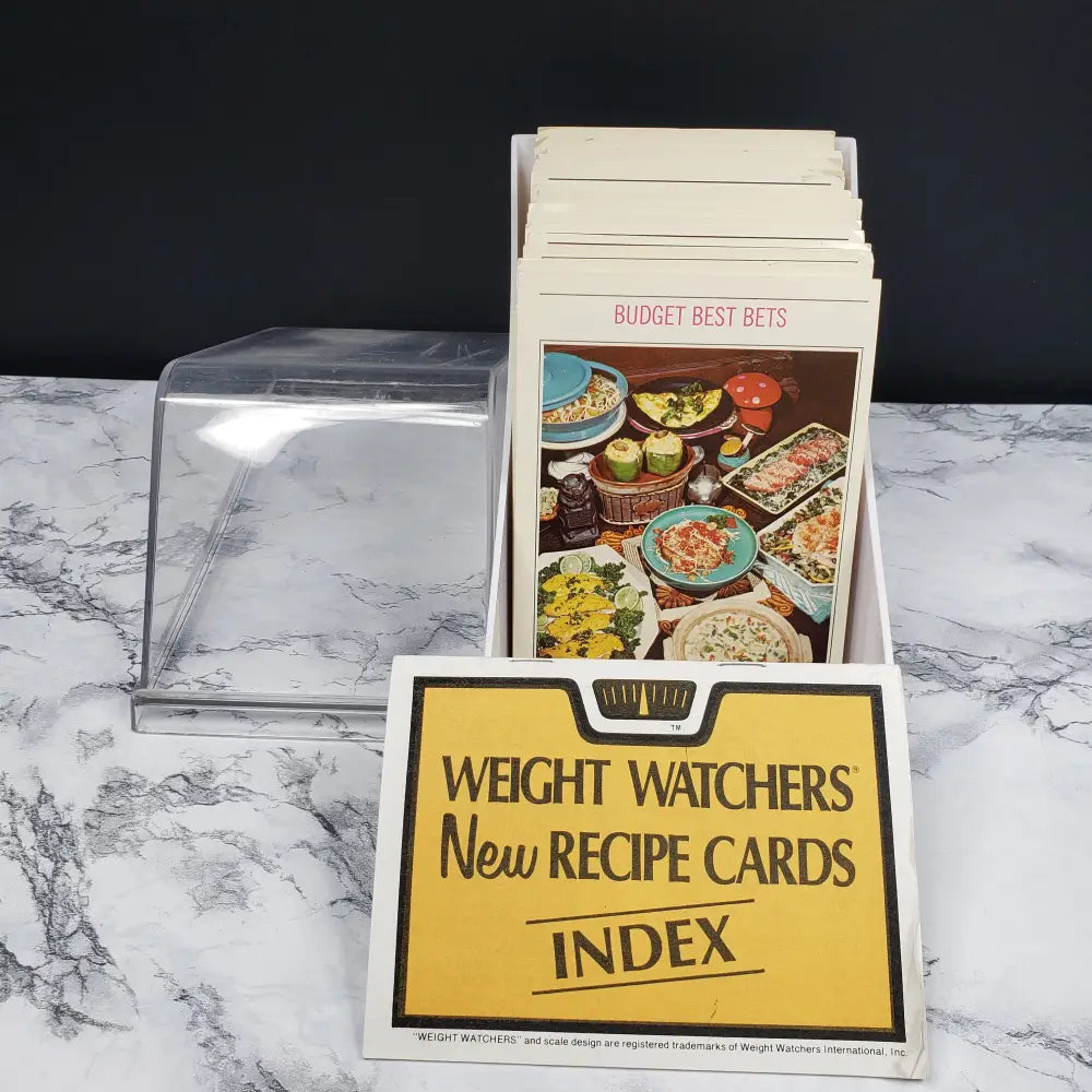 Recipe Card Set Complete Weight Watchers 360 Cards Vintage Home & Garden