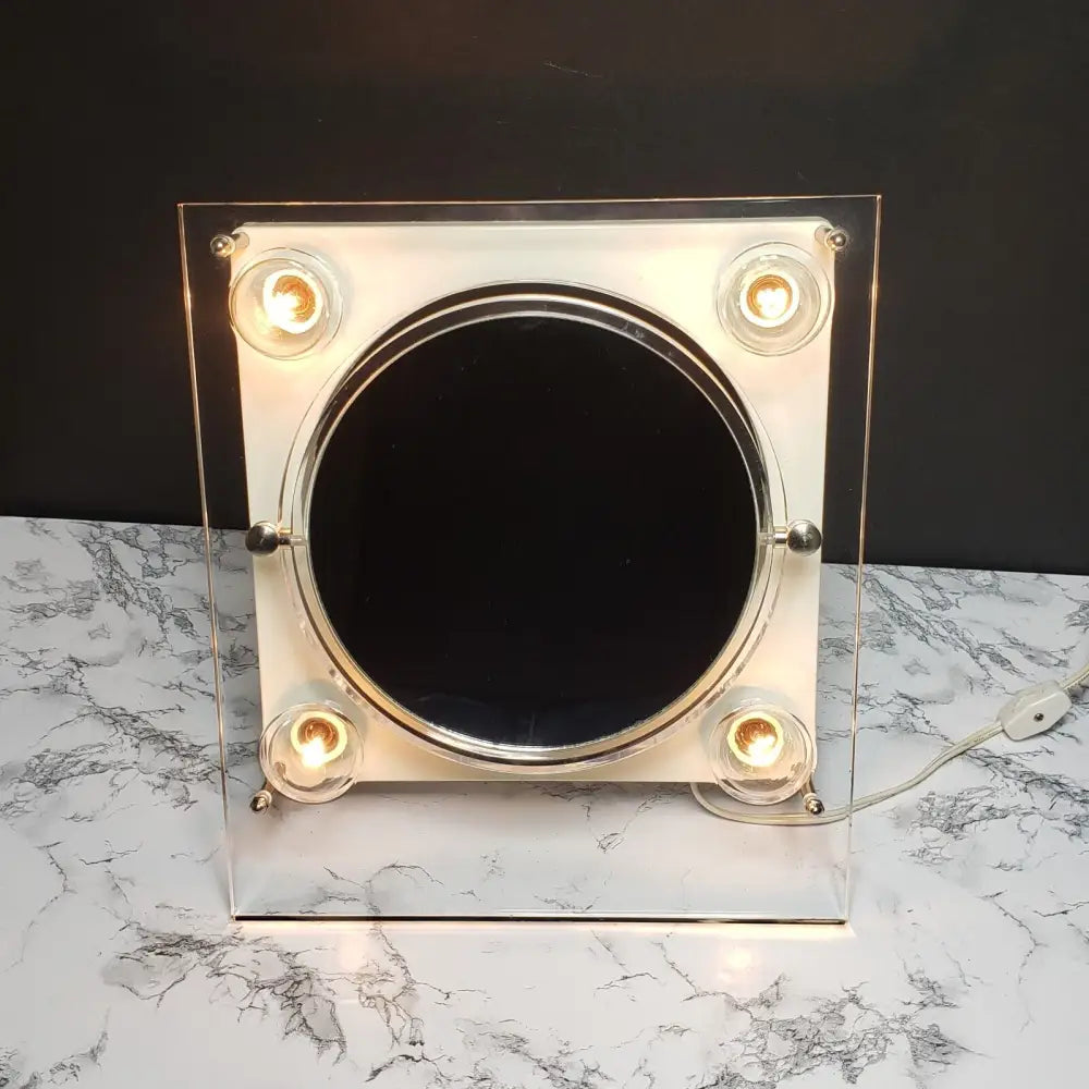 Rialto Lucite Hollywood Makeup Mirror (Vintage) Decor