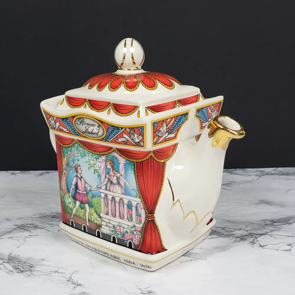 Sadler Romeo Juliette Teapot Shakespear Vintage Collectibles