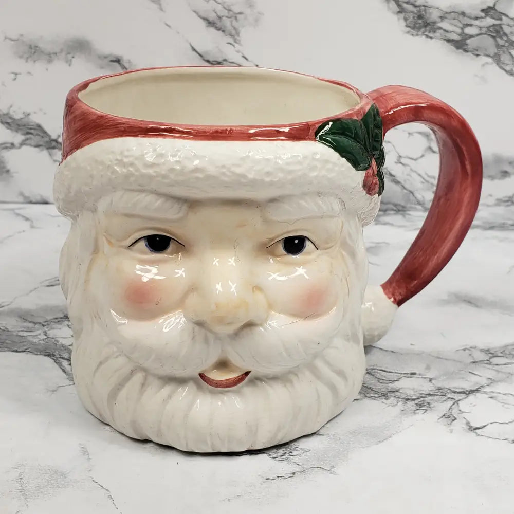Santa Coffee Mug Vintage Seasonal & Holiday Decorations