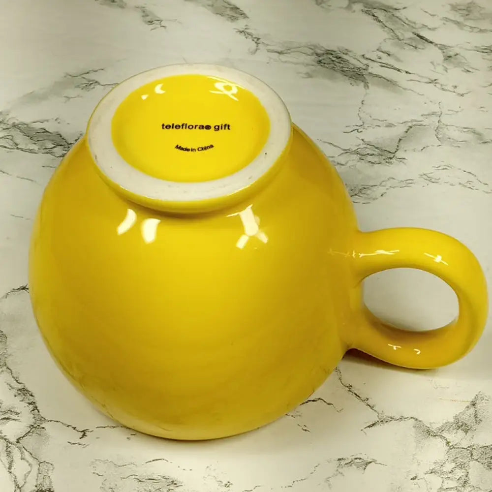 Smiley Face Coffee Mug Large Vintage Decor