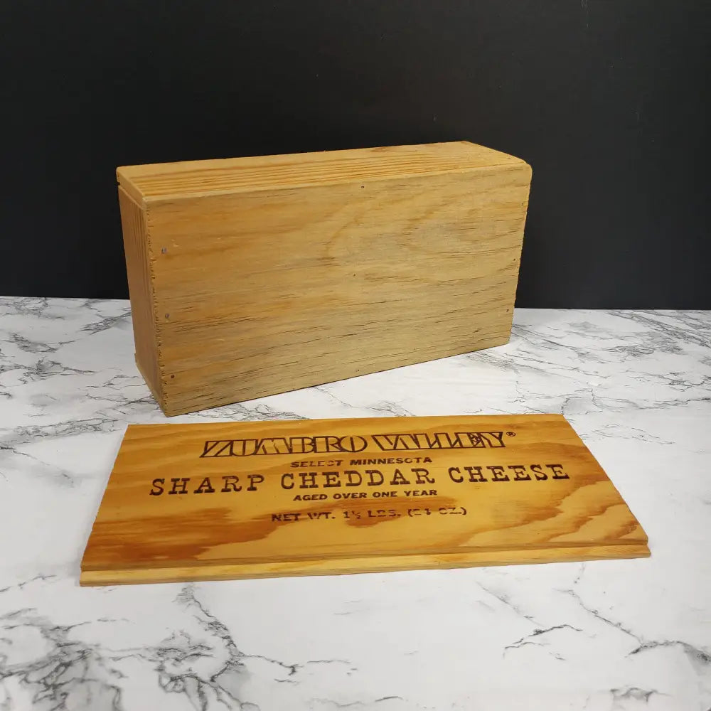 Solid Wood Cheese Boxes Vintage Decor