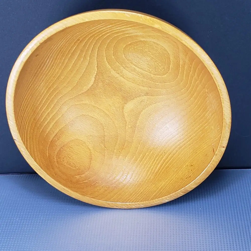 Solid Wood Footed Bowl 10 Nevco Japanese Vintage Decor