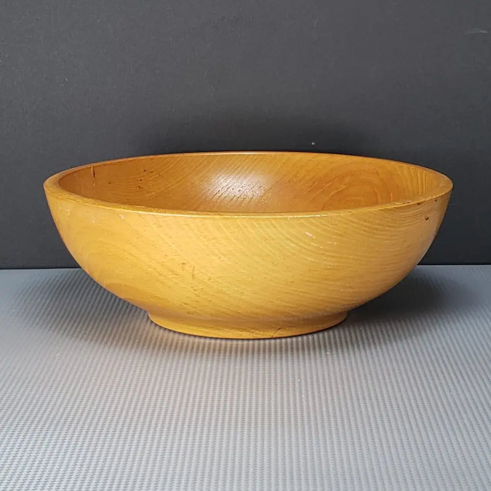 Solid Wood Footed Bowl 10 Nevco Japanese Vintage Decor
