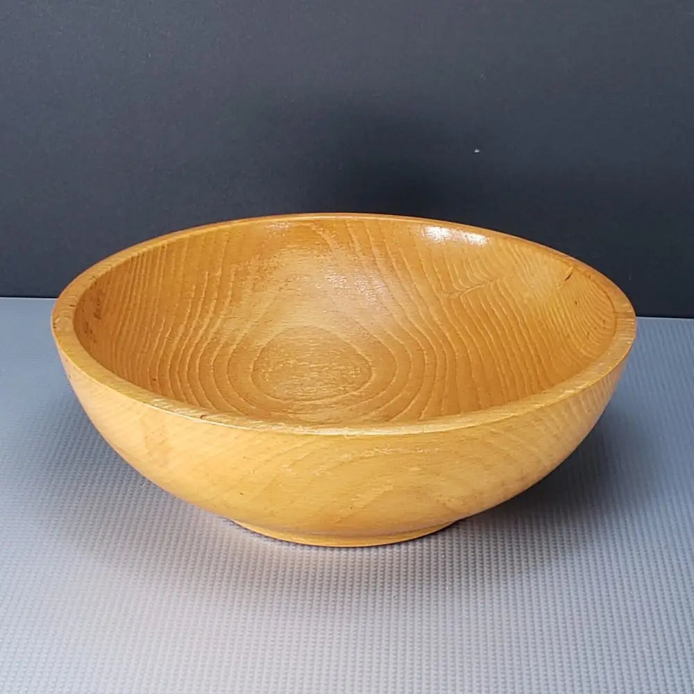 Solid Wood Footed Bowl 10 Nevco Japanese Vintage Decor