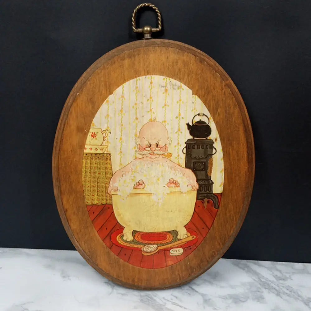 Solid Wood His & Hers Bathroom Signs ( Vintage ) Decor