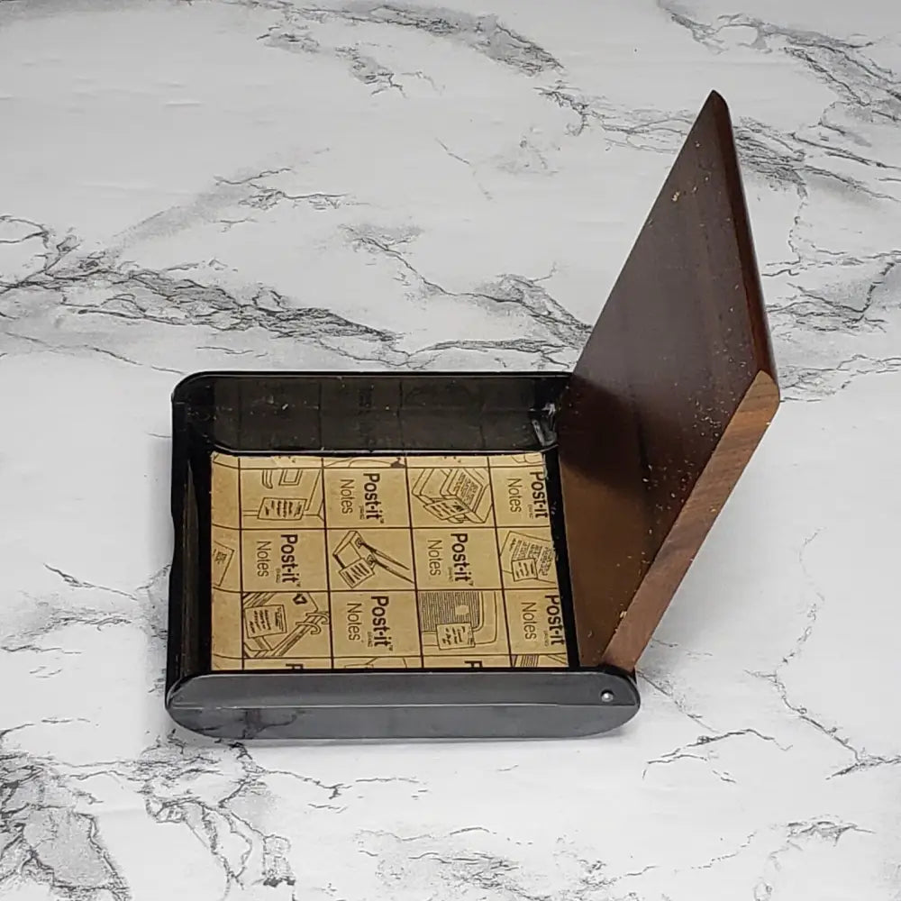 Wood South Carolina Post It Note Holder Vintage Decor