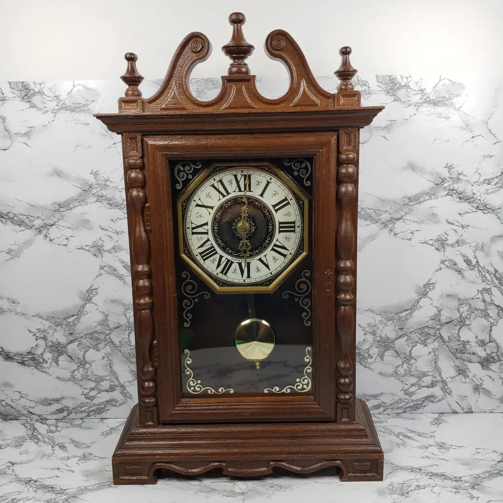 Spartus Clock Mantle Wall Electric Vintage Decor
