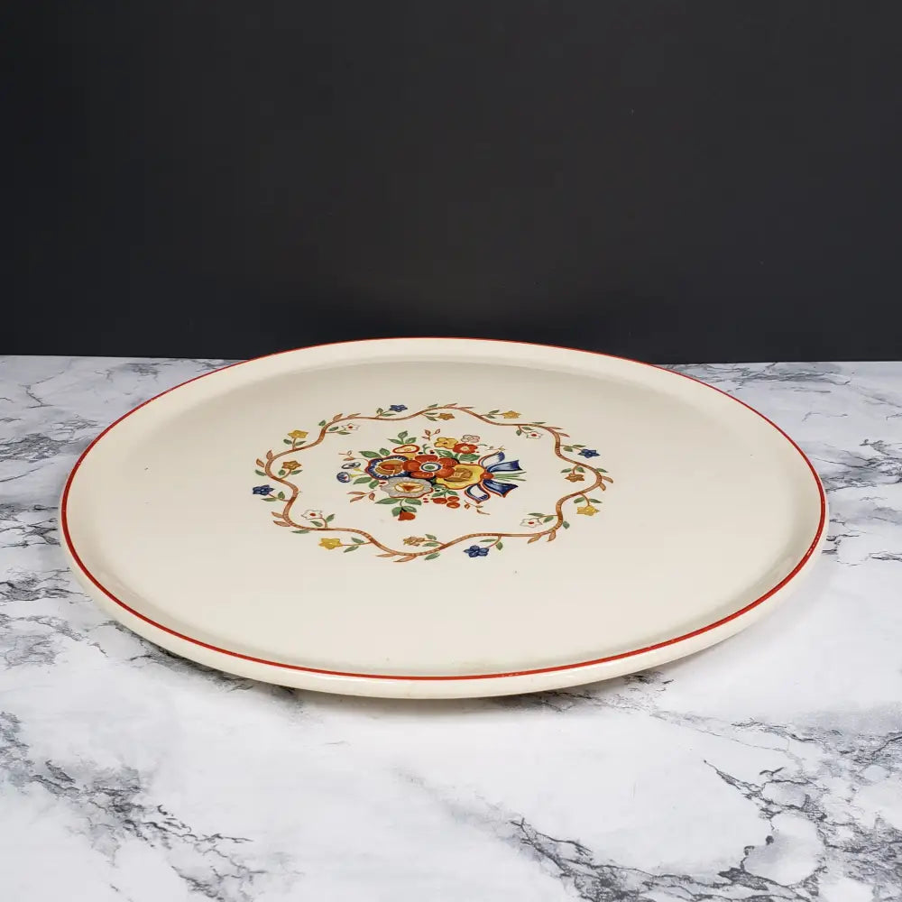 1940S Universal Cambridge Ovenware Serving Plate Vintage Collectibles