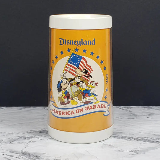 1976 Disneyland America On Parade Thermo-Serv Tumbler Vintage Collectibles