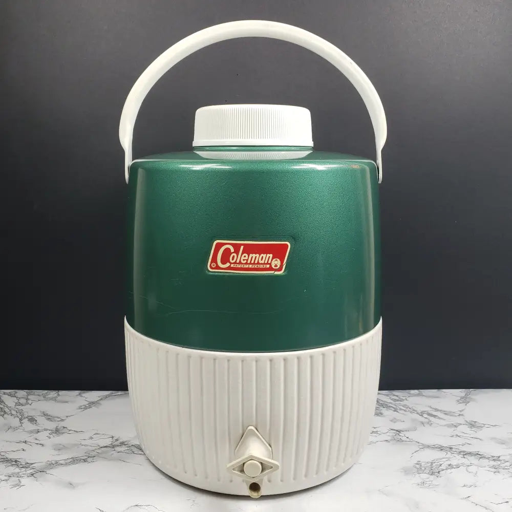 1978 Coleman Two Gallon Water Cooler Vintage Decor