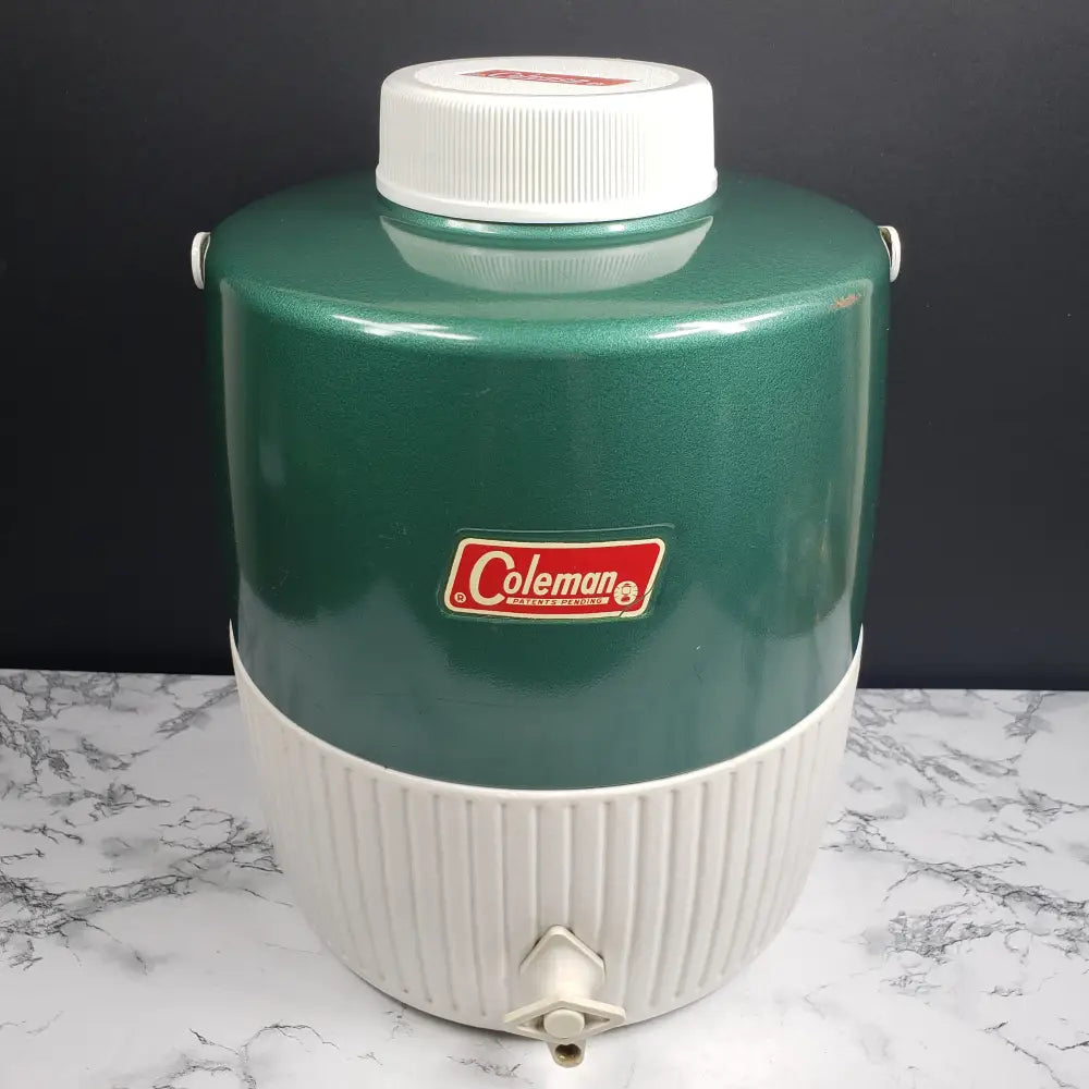 1978 Coleman Two Gallon Water Cooler Vintage Decor