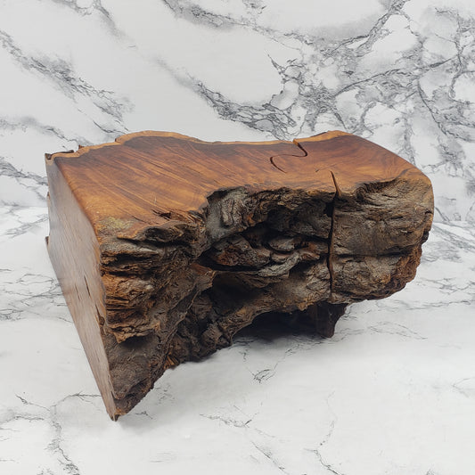 Solid Wood Puzzle Box Handmade Vintage