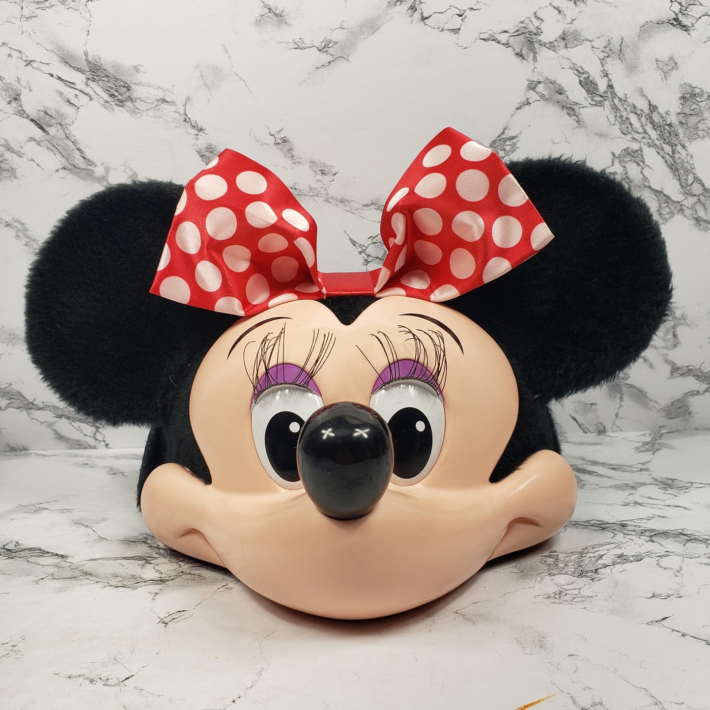 Disney Minnie Mouse Rubber Face Park Hat Vintage