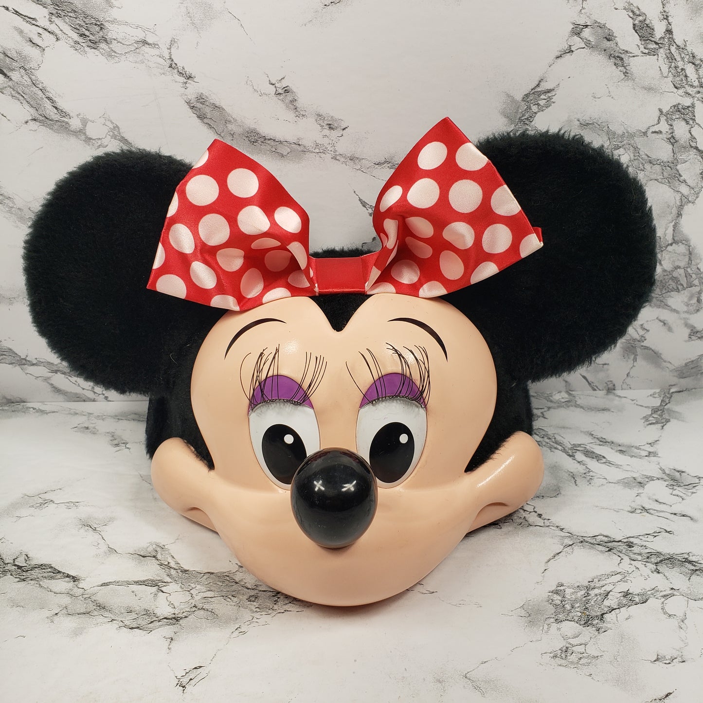 Disney Minnie Mouse Rubber Face Park Hat Vintage