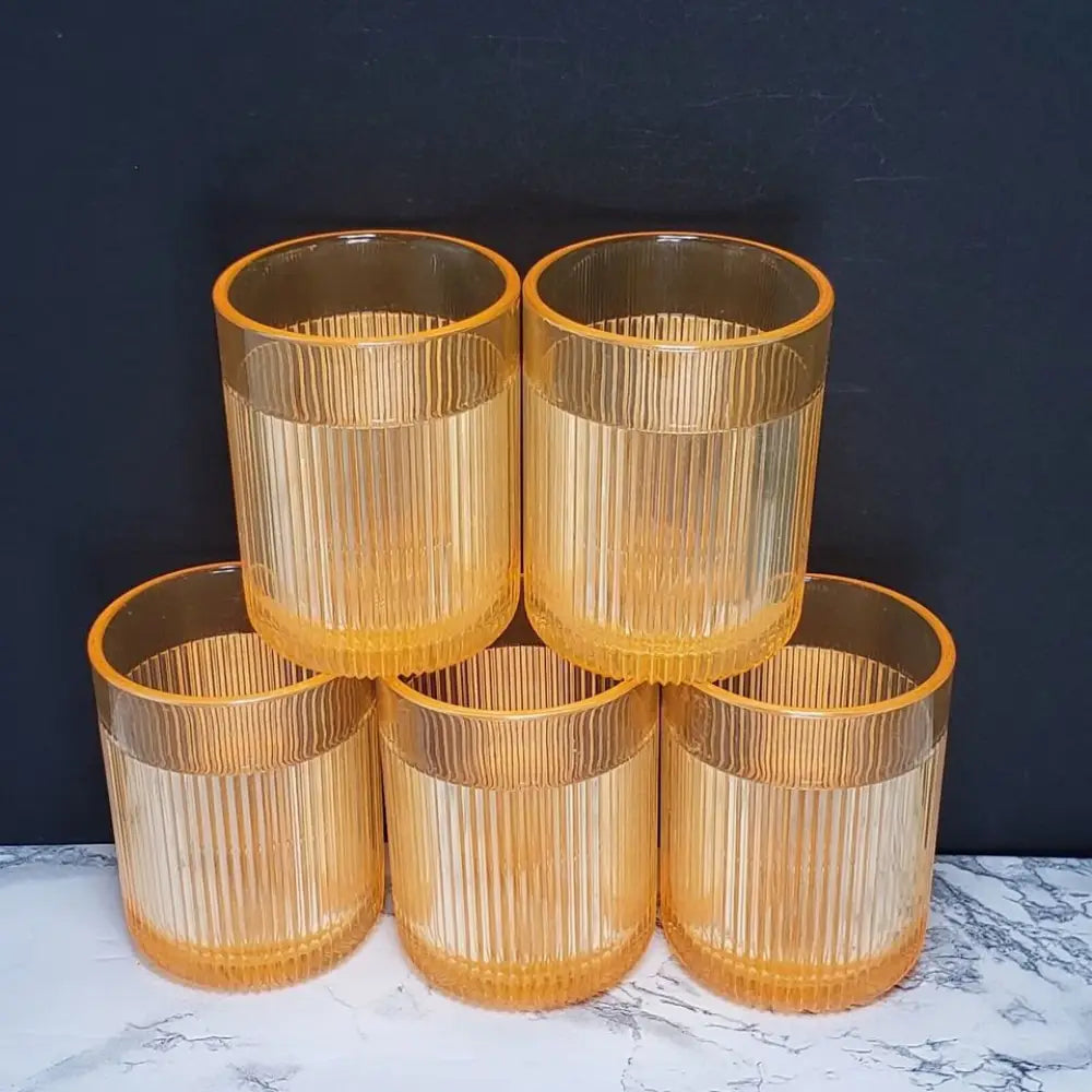 8 Piece Lucite Ice Bucket and Tumbler Set Vintage - Decor