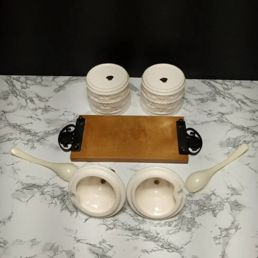 Apco Of Japan Condiment Serving Set ( Vintage ) Decor
